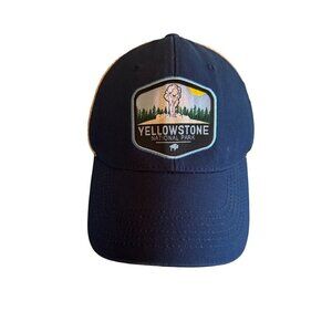 Yellowstone National Park Trucker Hat By Top Of The World Adjustable Snapback Na